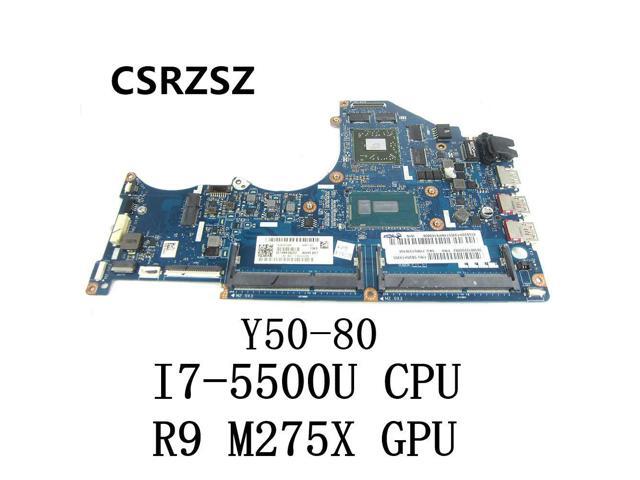 For motherboard Y40-80 For Laptop LA-B131P 5B20H13355 Mainboard with i7-5500u Processor R9 M275X GPU Tested