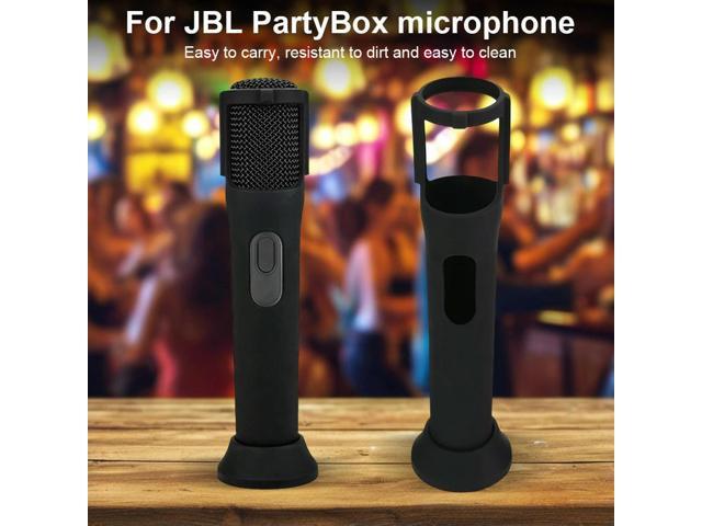 Silicone Case Anti-Rolling Mic Sleeves Microphone Stand Microphone Case for JBL PartyBox Wireless Mic
