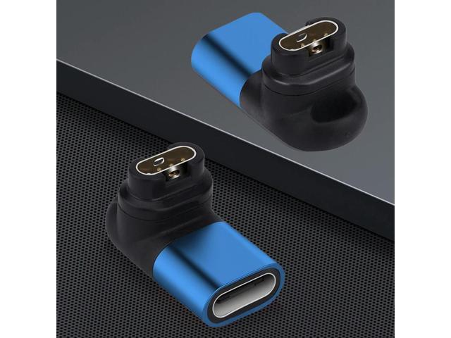 Charger Cable Type C Adapter Replacement Charger Base Adapter 90 Degree Elbow Accessories for Garmin Fenix 7/7S/7X/6