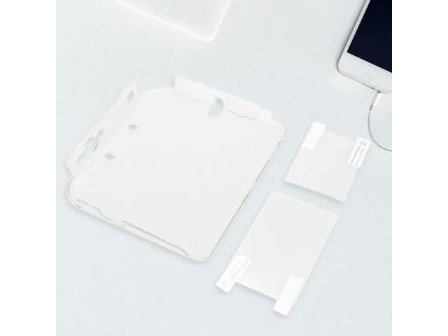 For 2DS Case Clear Protective Case Cover Anti Scratches Hard Shell Skin Clear Plastic Crystal Case for Nintendo 2DS Game Console