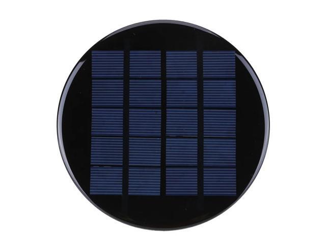 1.1W 5V Solar Cell Panel Mini Round Solar Epoxy Cell Charger Charger Phone Power Bank for 3.7-5V Solar /Light