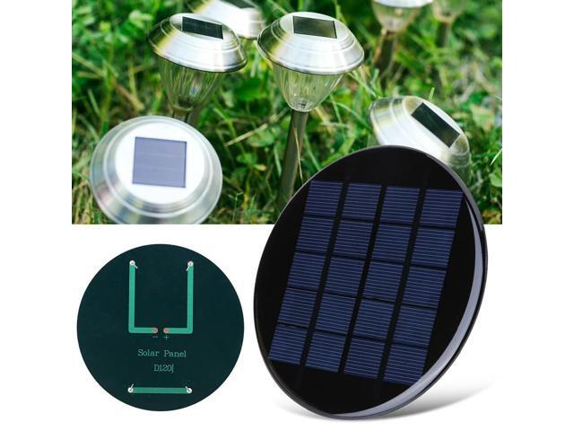 1.1W 5V Solar Cell Panel Mini Round Solar Epoxy Cell Charger Charger Phone Power Bank for 3.7-5V Solar /Light