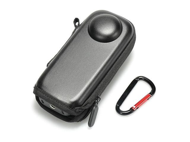 for X4 PU Small Size Hard Shell Bag Anti-scratch Lens Protective Cover with Carabiner Camera Body Mini Bag