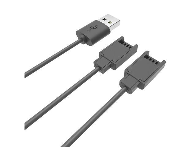 Charging Cable for Joycon Controller 2 in 1 Portable Charger Cable 2.5M Charging Cord for Switch Controller Charger