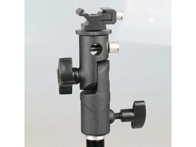 Swivel Light Stand Bracket 180-degree Angle Adjustment Hot Shoe Speedlite Umbrella Holder Light Stand Accessories