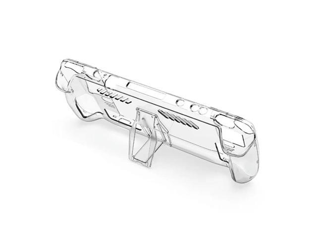 Transparent Crystal Clear Protective Cover Accessories Split Protective Cases Replacement Detachable with Support for Steam Deck