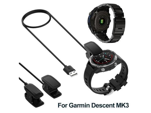 USB Charging Cable Charger Dock Station Clip Cradle W/Data Transfer 1M Charging Cord for Garmin Descent MK3 MK3i MK2 MK2i MK2S