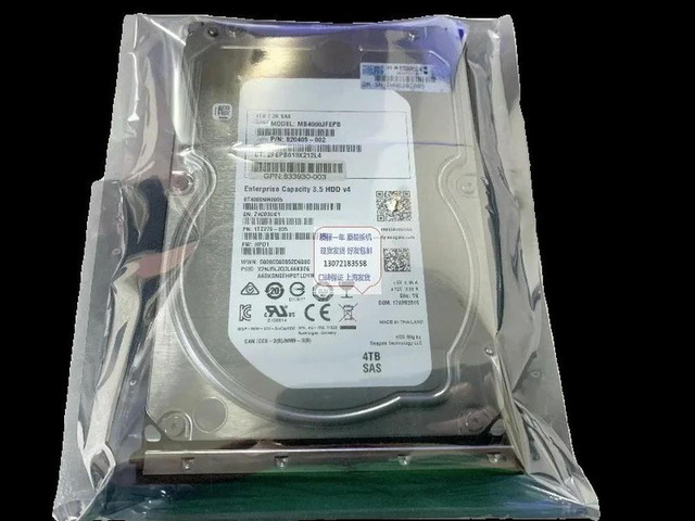 33928-B21 4TB SAS 12G 7.2K Hard Drive 834134 MB4000JFEPB