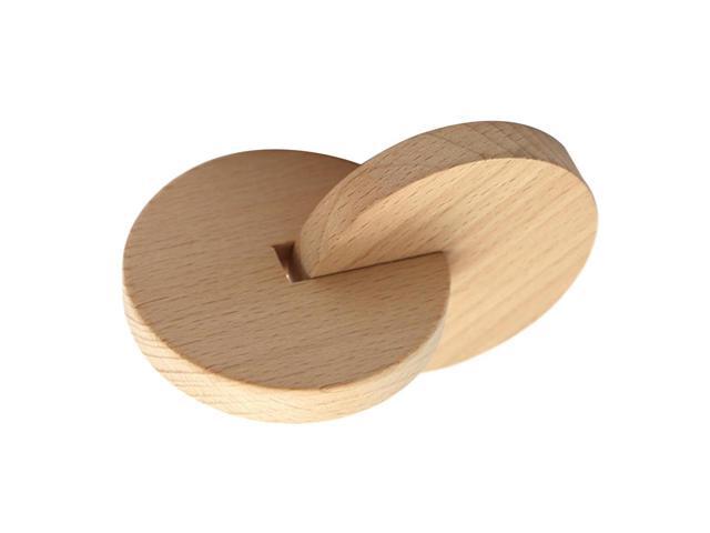 born Infant Wooden Toys Exercise Hand Grasp Toy Interlocking Discs Solid Wood Preschool Children Toys