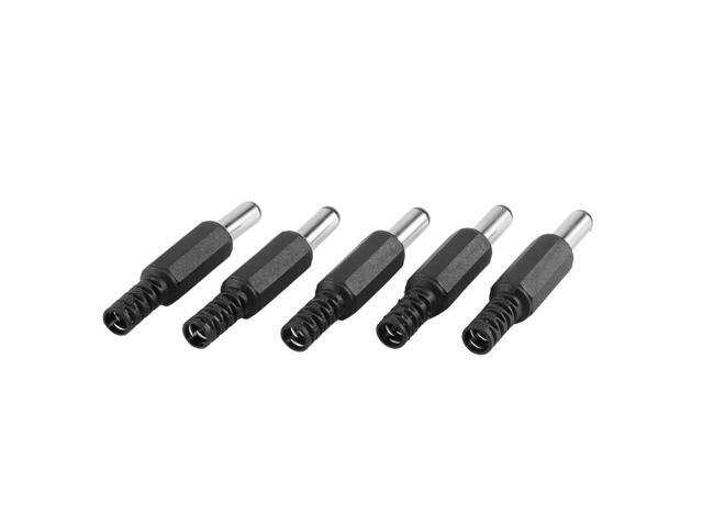 5PCS 5.5mm X 2.5mm Male Jack DC Power Plug Socket Jack Adapter Adaptor Connector