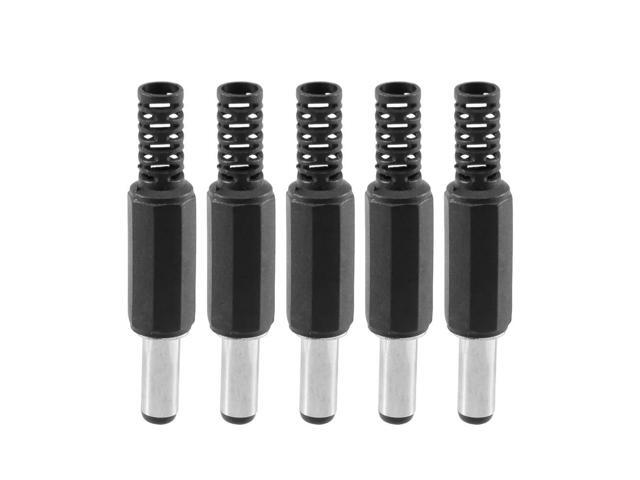 5PCS 5.5mm X 2.5mm Male Jack DC Power Plug Socket Jack Adapter Adaptor Connector