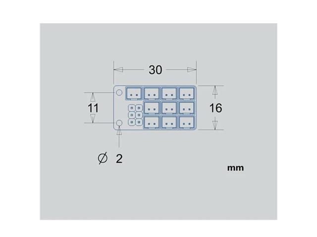 Light System Expansion Board PH2.0 Expansion Module for Tamiya MFC-03 1/14 RC Truck Scania Actros 1/10 RC Crawler(A)