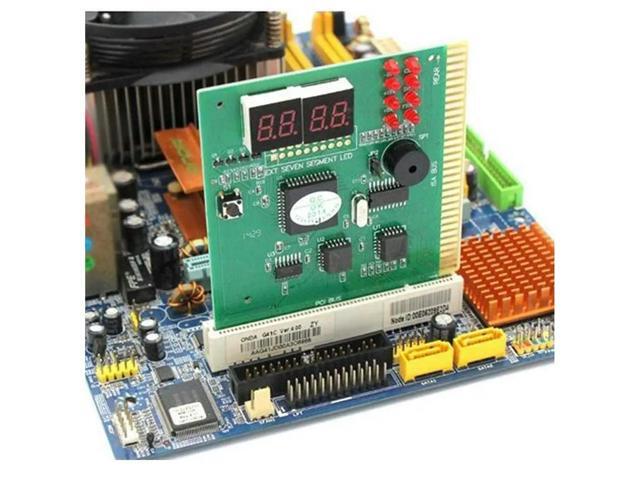 AK PCI & ISA Motherboard Tester Diagnostics Display 4-Digit PC Computer Mother Board Debug Post Card Analyzer