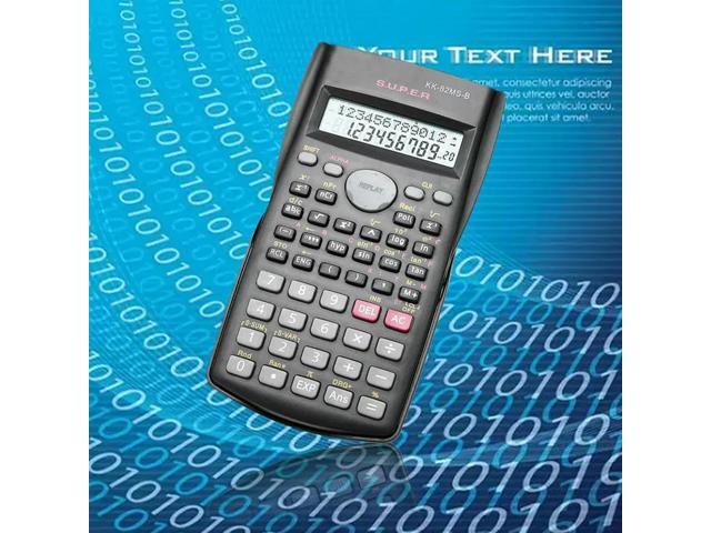 Scientific Calculator with 240 Functions and 2-Line Screen Multi-purpose Portable Student Calculator for Math Teaching