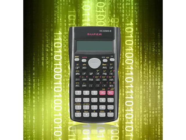 Scientific Calculator with 240 Functions and 2-Line Screen Multi-purpose Portable Student Calculator for Math Teaching