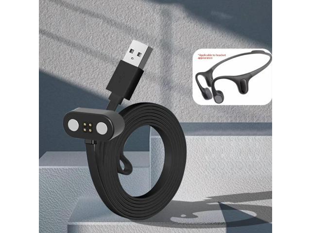 Magnetic Charging Cable USB Power Cord for Mojawa RunPlus Bone Conduction Headset Charger Wire Convenient and Durable