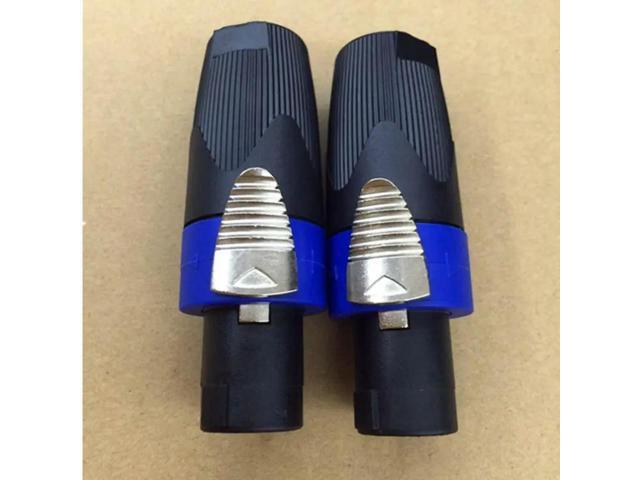 Speaker Wire Cable to Audio Male Connector Adapter Plug Audio Speaker Plug Twist Lock 4Pole for NEUTRIK Type NL4FX