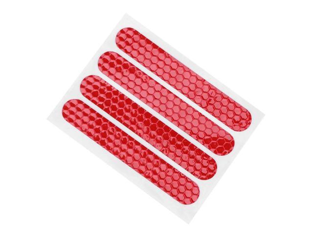 Front Rear Wheel Cover Protective Shell Reflective Sticker For Ninebot Max G30 Scooter Accessories 24PCS, Red