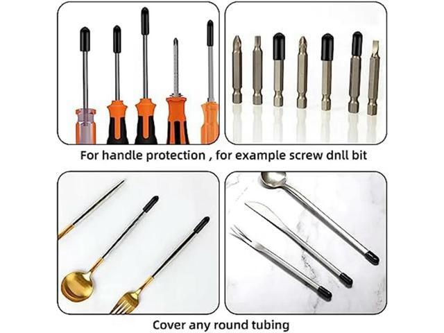 160Pcs Assorted Size Rubber End Caps, Flexible Screw Thread Protector Caps Round Vinyl Bolt Screw Cover Caps in 9 Size