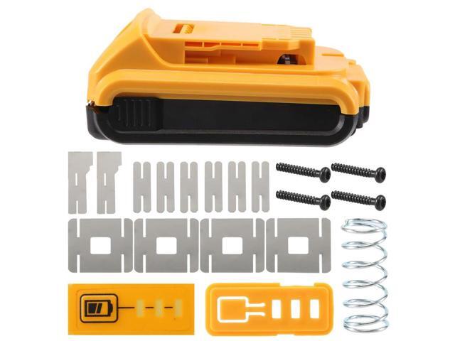 Replacement Plastic Case for DeWalt 20V DCB201,DCB203,DCB204,DCB200 18V Li-Ion Cover Parts for 3A 4A 5A