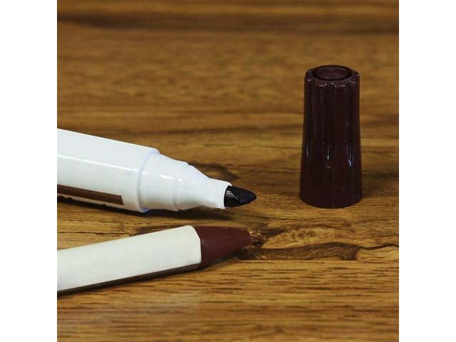 Furniture Repair Kit Wood Markers - Set of 13 - Markers and Wax Sticks with Sharpener Kit, for Scratches, Wood Floors