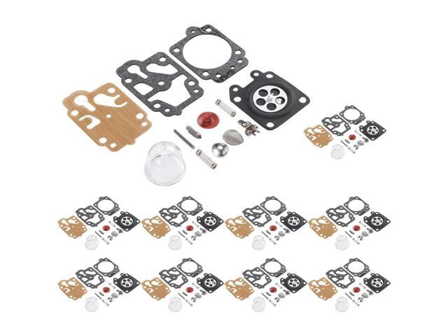 10 SETS Carburetor Repair Kit for 40-5 44-5 32 34 26 Brush Cutter Grass Trimmer Replacement Parts