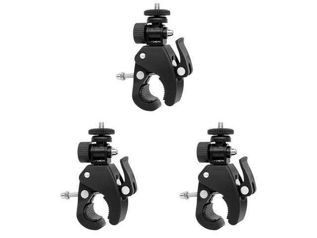 3X Screw Tripod Clamp Stand Sport Camera Holder Bicycle Mount Clip Holder