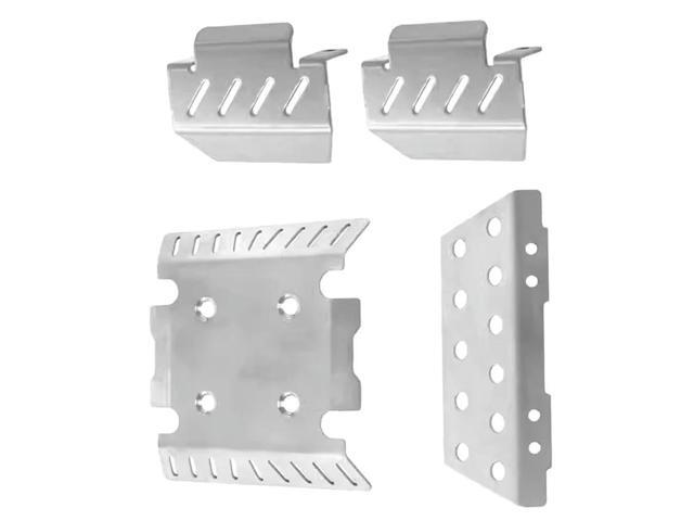 2X Metal Chassis Kit +Axle Cover Kit For 1/8 MJX Allrock 1/8 H8h V1v2 RC Car Parts