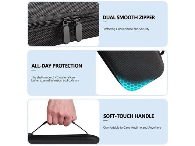 For Nintendo Switch 2 2025,EVA Travel Pouch, 24 Game Cartridges Storage Bag With Hard Shell Protective Case