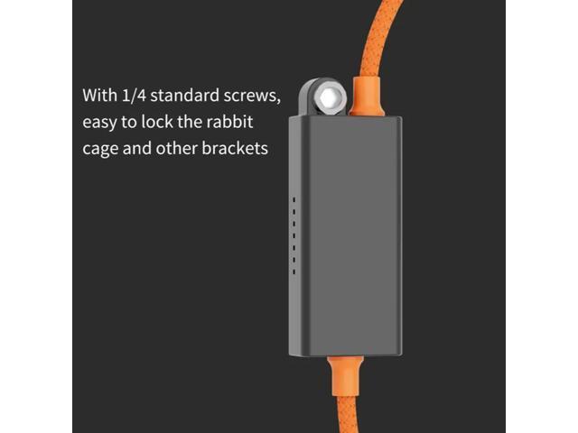 DT-PD 20 V-Mount Charger Braided Cable D-Tap To USB-C PD Fast Charging For Cameras & Phones