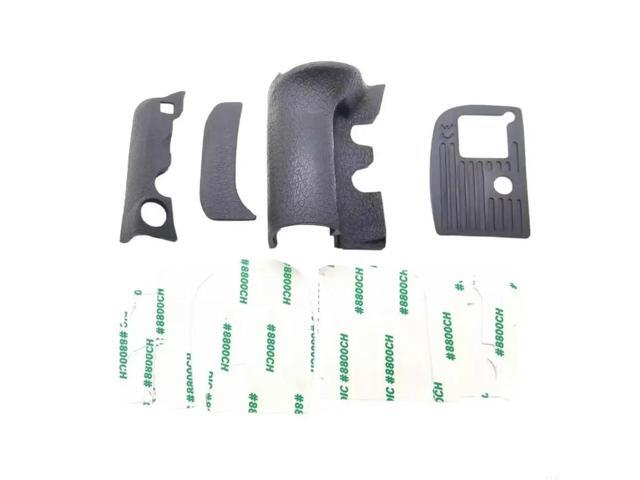 Camera Skin Set for D800, Replacement 4pcs Protective Cover Housing Case Grip Rubber Cover Unit Black