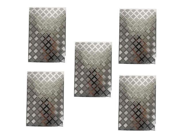 5X For WPL D12 1/10 RC Car Upgrade Parts Rear Trunk Cover Skid Plate Anti-Slip Board Decorative Plate Accessories