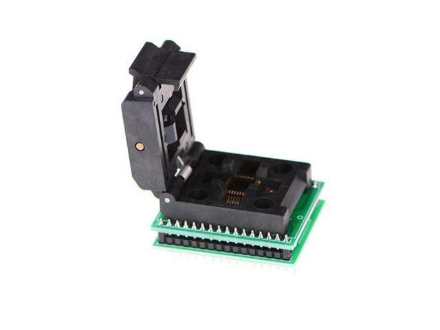 2X TQFP32 QFP32 To DIP32 IC Programmer Adapter Chip Test Socket Burning Socket Integrated Circuits