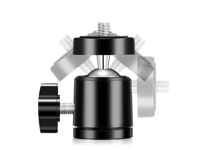 2X C Tripod Clamp Desk Mount Light Stand With 1/4In Ball Head Table Fixture Adjustable Camera Tabletop Bracket Sta