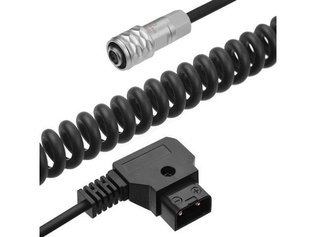 3X D-Tap To BMPCC 4K 2 Pin Locking Power Cable For Blackmagic Pocket Cinema Camera 4K For V Mount