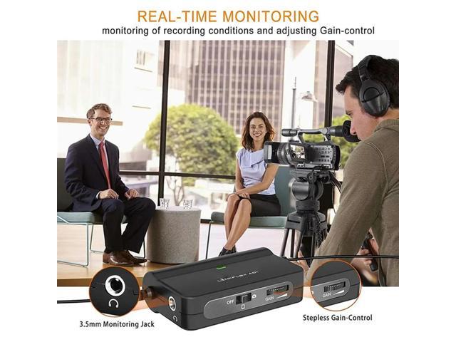 XLR To 3.5Mm Microphone Preamp Amplifier LINKFLEX AD1 Audio Adapter For Smartphone DSLR Cameras Camcorders