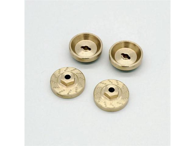 40Pcs Heavy Duty Brass Wheel Hex Adapter Balance Weight For AXIAL SCX24 90081 Upgrades 1/24 RC Crawler Car Parts