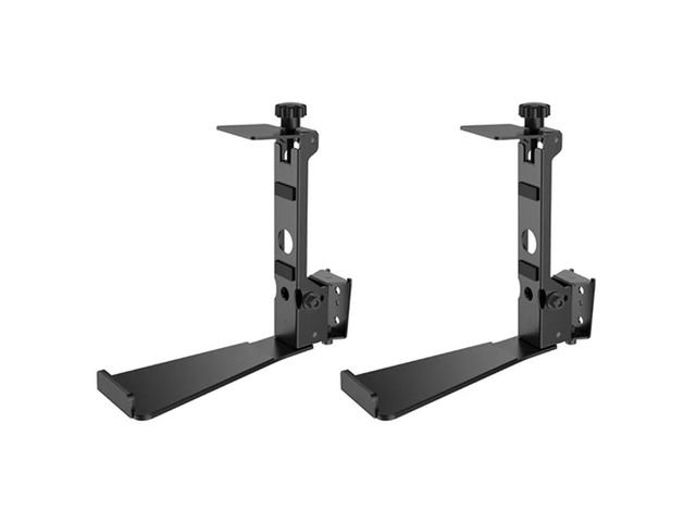 2X Aluminum Alloy Metal Wall Mount Holder Shelf Stand Tablet Mount Bracket Audio Case For SONOS PLAY:5 Speaker