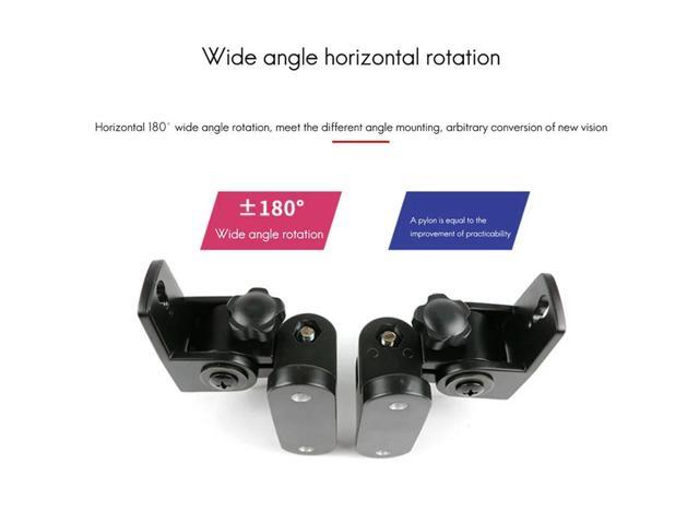 Speaker Wall Mount Bracket, Zinc Alloy Universal Surround Sound Wall Holder Stand(6 PCS)