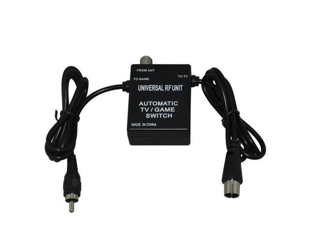 3 In 1 Universal RF Unit Adapter Cable Automatic TV Game Switch For NES For SNES For SEGA Genesis-AA56