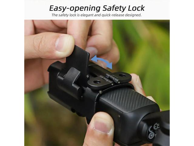 SUNNYLIFE For Osmo Pocket 3 Adapter Foldable Binaural Expansion Bezel Multifunctional Convenient Adapter Bracket Parts-N33R