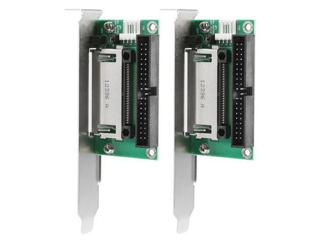 2Pcs CF To IDE Adapter Card CF To IDE CF To 40-Pin Desktop 3.5 With Bezel