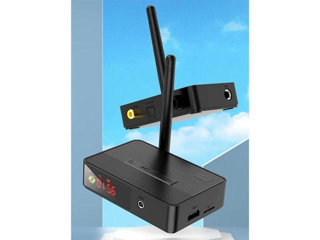 Bluetooth 5.3 Receive Transmitter Adapter HIFI Sound NFC Remote Control Stereo AUX Coaxial Fiber Optic Adapter