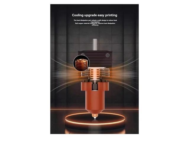 For Creality K1 Series Heating Block Kit Quick-Swap Nozzle, 300°C High Temp Resistance For K1, K1C, K1-Max