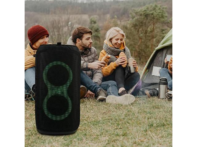 Workmanshipp-Mesh Slip Cover Multifunctional Speaker Protective Case Scratch Resistant Protective Sleeve For Party