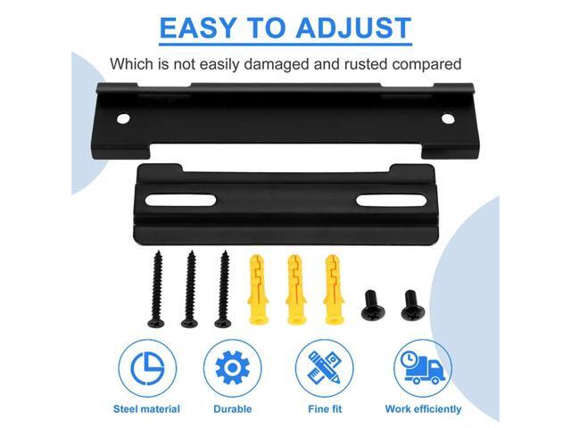 WB-120 Wall Mount Kit Bracket For Solo 5 Soundbar, For Cinemate120, With Screw And Wall Anchors, Black-N33R