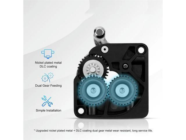 3D Printer Dual Gear Extruder Kit For K1/K1C/ K1 Max/Ender3/V3 Plus V3 Upgrade 3.0 Hardened Steel