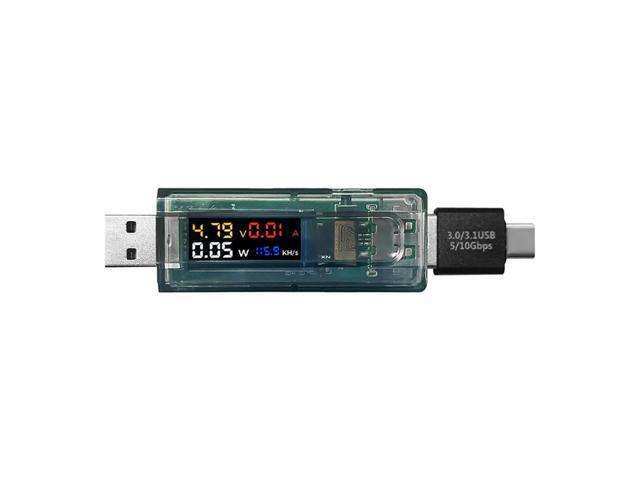 Nmminer Miner 117KH/S USB Chain ESP32 Crypto Miner With Adapter BTC Solo Lottery Miner Ammeter USB-A Series Form Chain