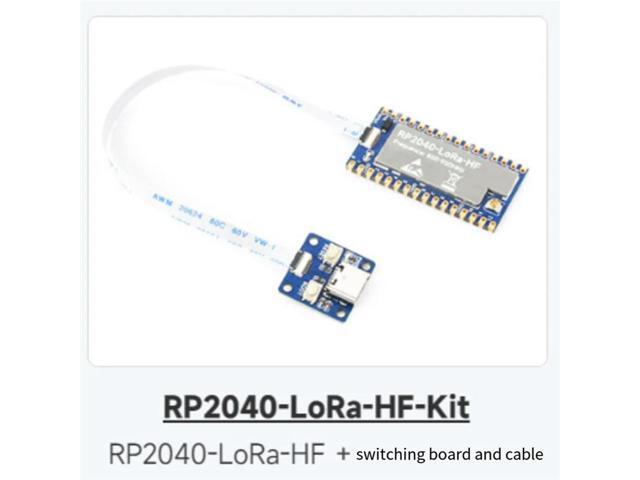 RP2040-Lora Development Board Kit+Adapter Board SX1262 850-930Mhz Development Board Supports GFSK Lora Durable Easy