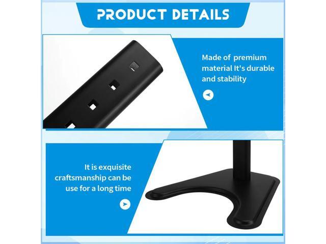 Adjustable Monitor Stand For 14-32 Inch Screens Desk Mount With Large Base Height Adjustable Monitor Arm